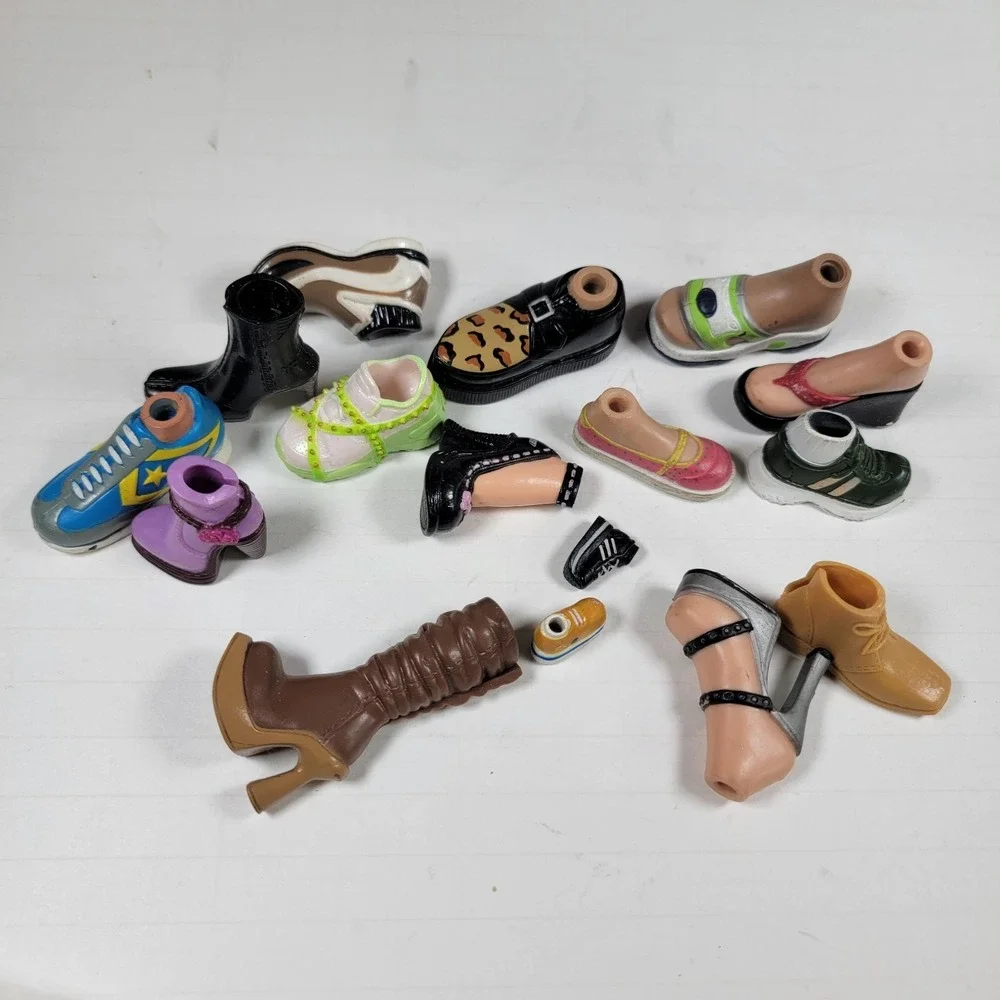 Bratz  My Scene Dolls Shoes Boots Lot of Singles‎